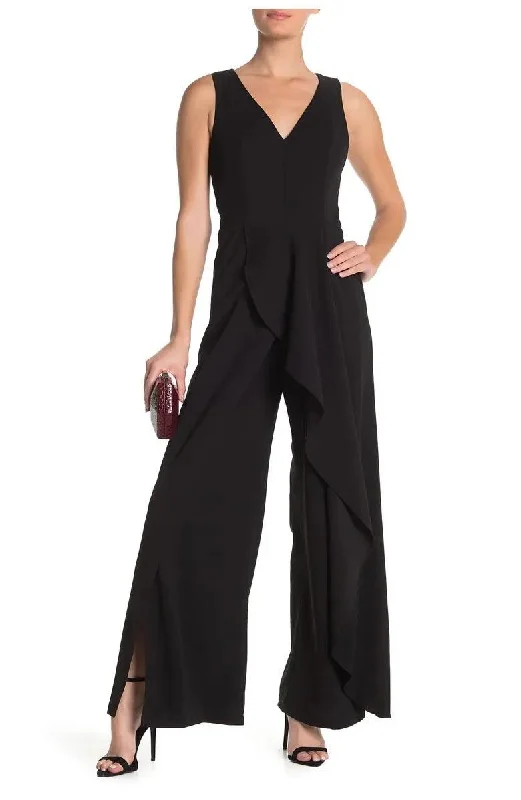 Maternity dress for a baby's first visit to the circus Marina Long Formal Sleeveless Ruffled Jumpsuit Maternity dress for a baby's first visit to the circus Marina Long Formal Sleeveless Ruffled Jumpsuit