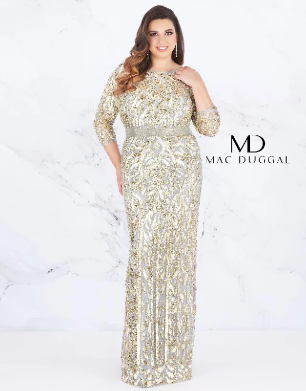 A - line chiffon wedding dresses for a classic look Mac Duggal Prom Long Dress Formal Plus Size A - line chiffon wedding dresses for a classic look Mac Duggal Prom Long Dress Formal Plus Size