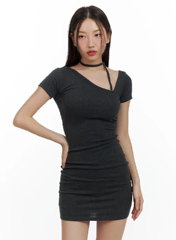 Mini dresses with tassel accents for a fun touch Asymmetrical Strap Mini Dress CU420 Mini dresses with tassel accents for a fun touch Asymmetrical Strap Mini Dress CU420
