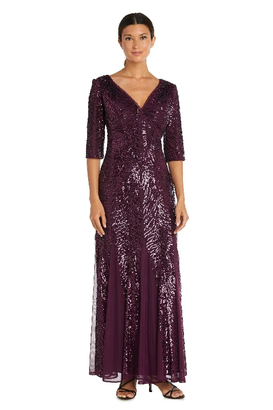 Ballroom - ready wedding dresses with a large skirt R&M Richards 7565P Long Formal Petite Beaded Dress Ballroom - ready wedding dresses with a large skirt R&M Richards 7565P Long Formal Petite Beaded Dress