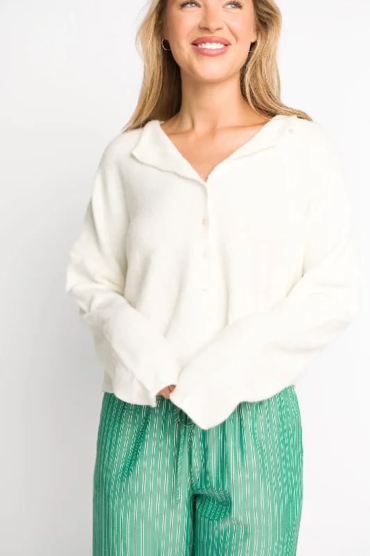 floral print women cardigan for a feminine touchPiper Cardigan in Snow