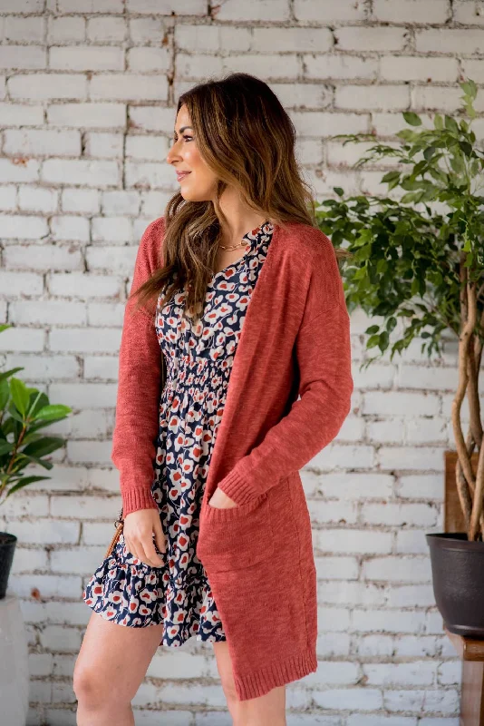cashmere blend women cardigan for a luxurious feelTextured Tissue Tunic Cardigan