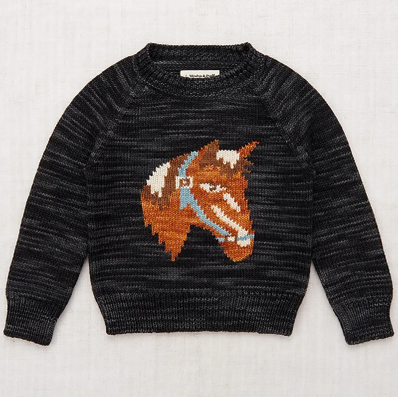 Yearling Sweater in Licorice by Misha & Puff