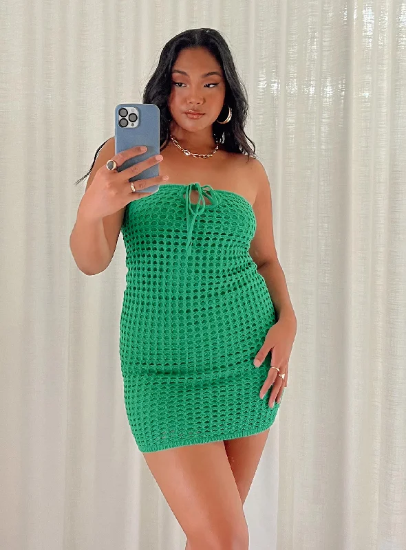 Tansy Mini Dress Green